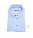 John Miller slim fit hyperstretch korte mouw overhemd lichtblauw