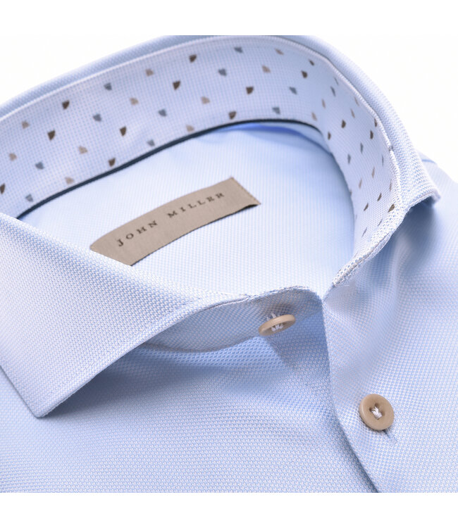 slim fit overhemd lichtblauw