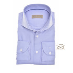 John Miller tailored fit non iron overhemd blauw