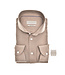 slim fit tricot overhemd beige