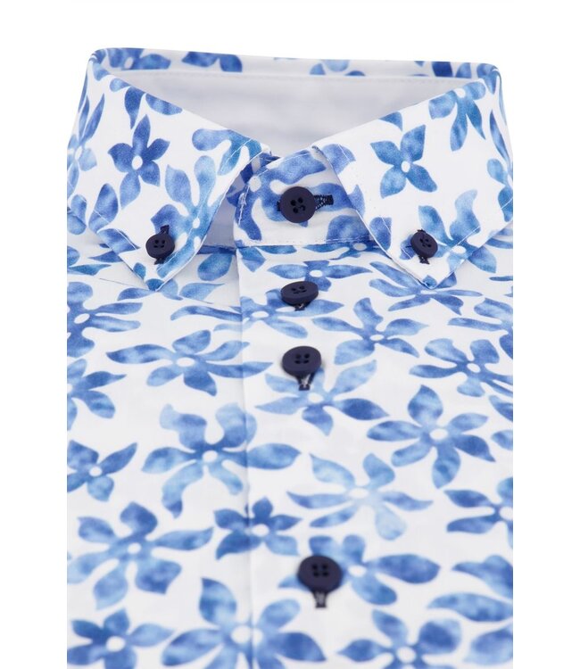 regular fit overhemd bloem print