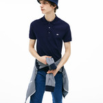 Lacoste stretch polo korte mouw marine