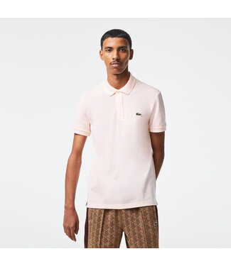 Lacoste korte mouw polo lichtroze