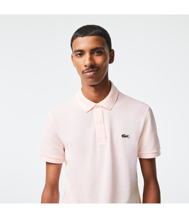 korte mouw polo lichtroze