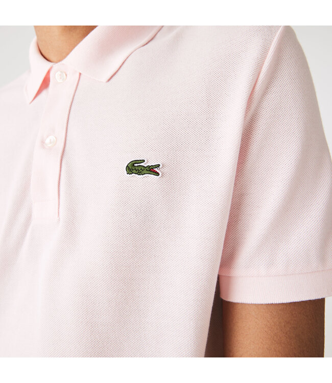 korte mouw polo lichtroze