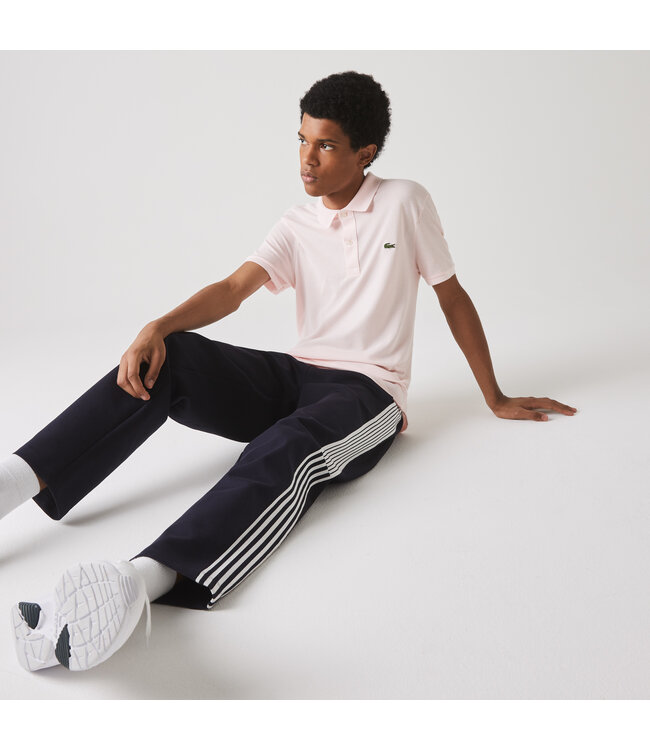 korte mouw polo lichtroze