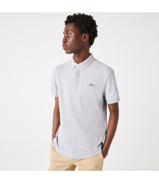 Lacoste Smart Paris polo korte mouw lichtgrijs