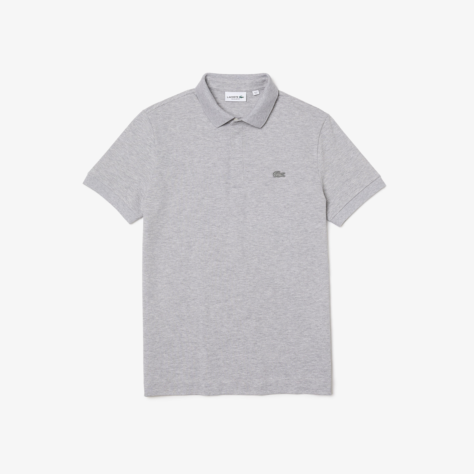 Lacoste Smart Paris polo korte mouw lichtgrijs