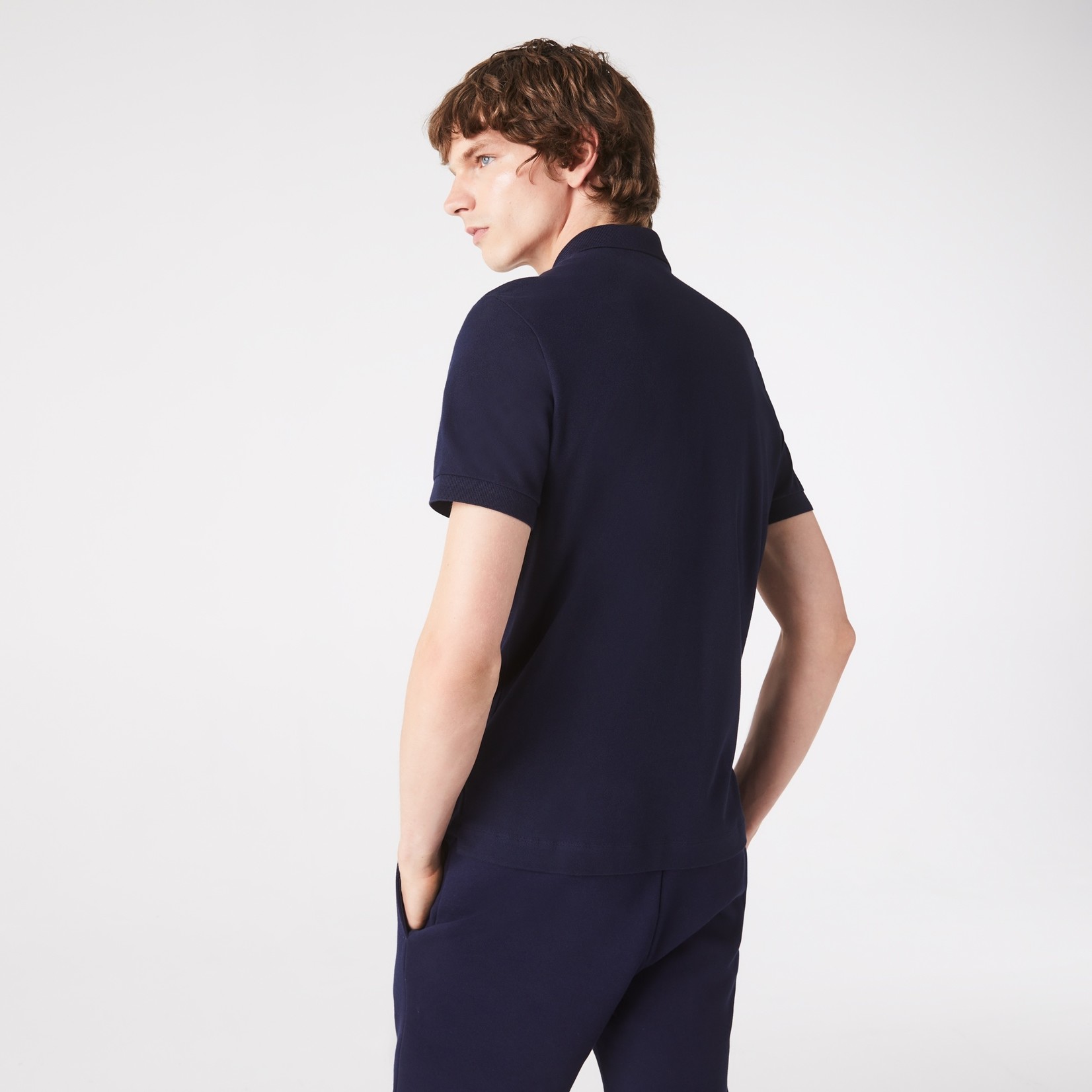 Lacoste Smart Paris polo korte mouw marine