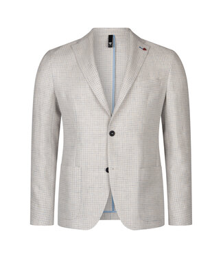 Roy Robson zomercolbert beige lichtblauw ruitje