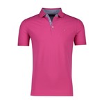 Portofino korte mouw polo fuchsia