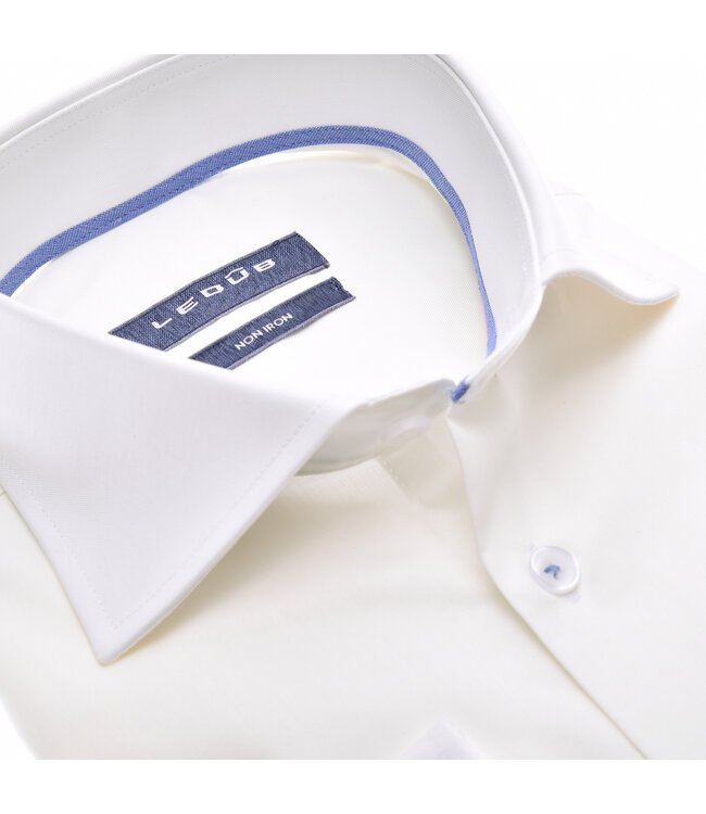 slim fit overhemd ivoor wit