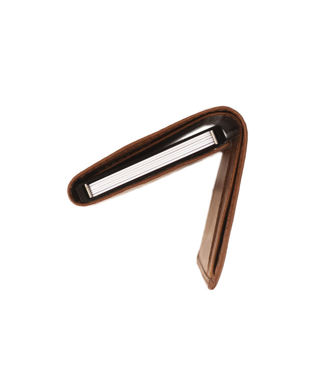 leren portemonnee Lancaster cognac