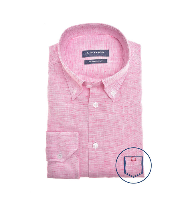 modern fit overhemd roze