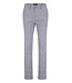 Tyrrell tapered fit zomer chino blauw ruit