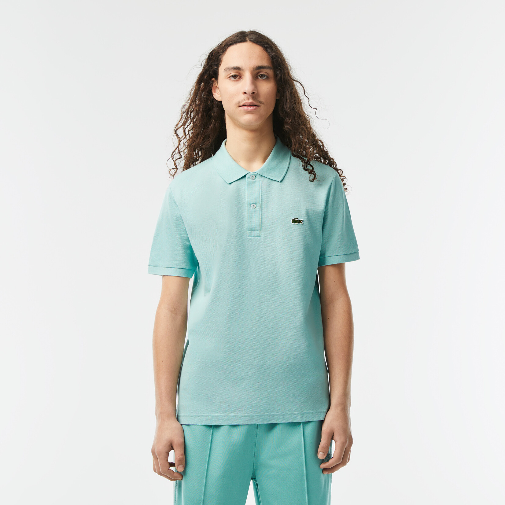 Lacoste korte mouw polo mint