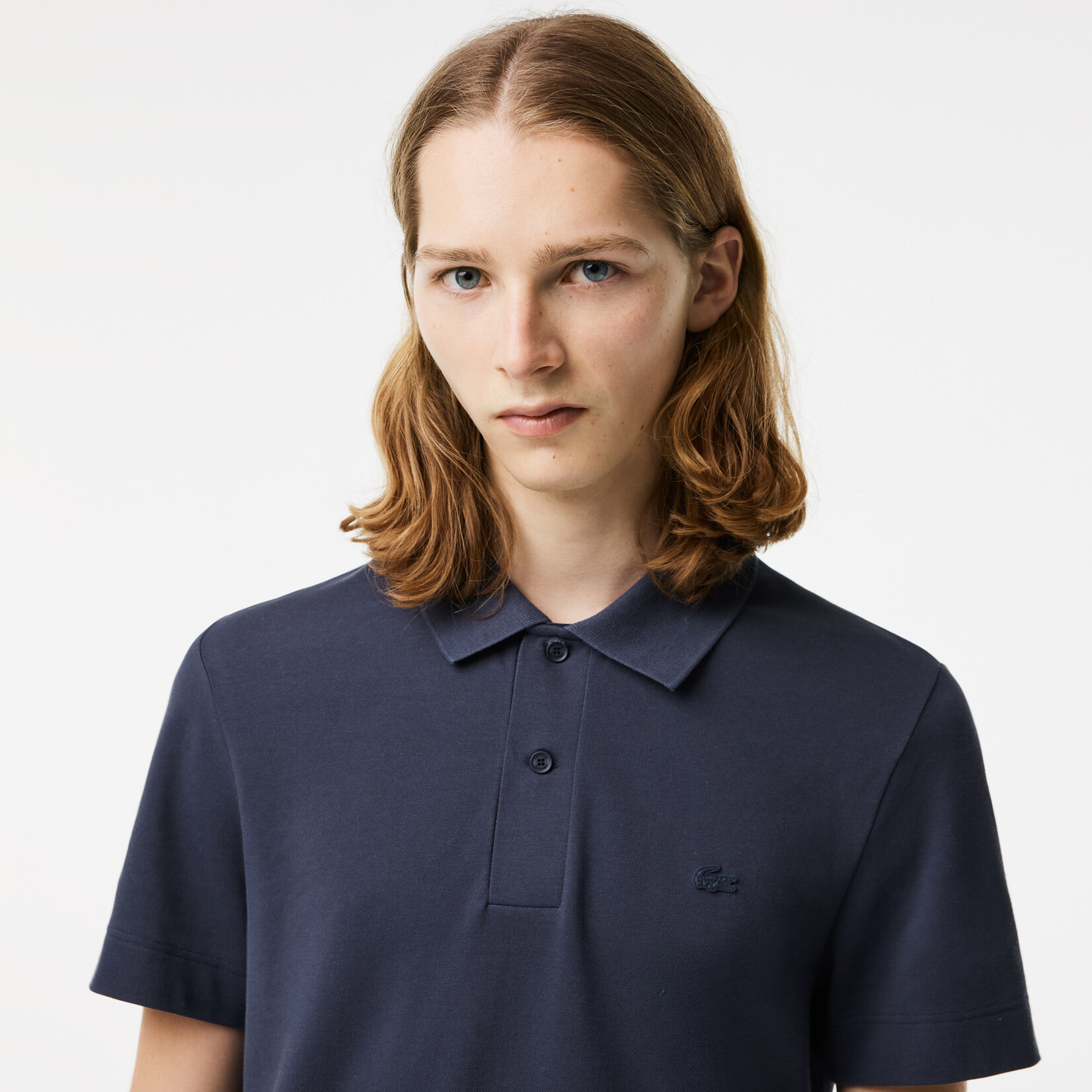 Lacoste Active Movement polo korte mouw marine