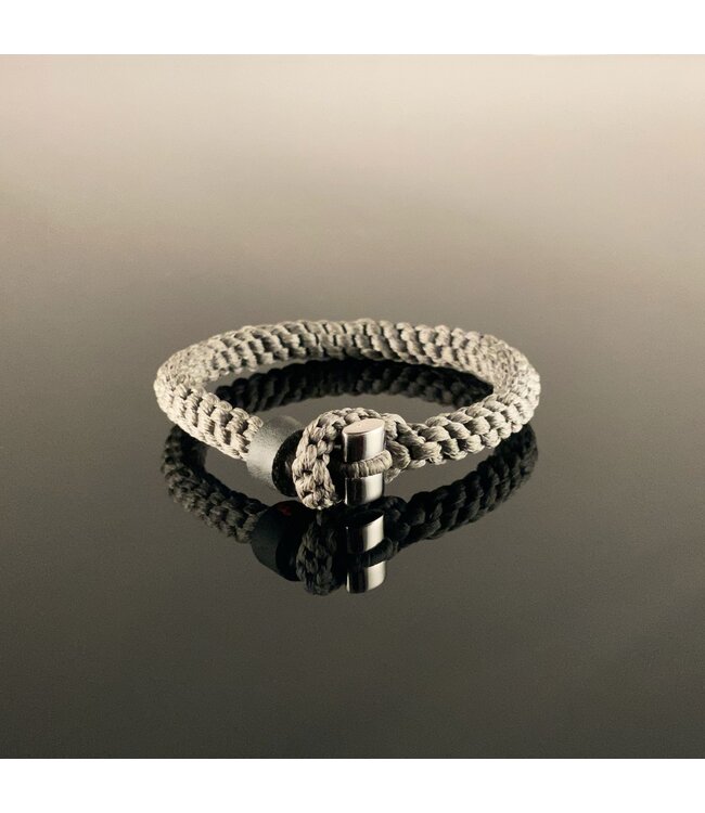 Viper armband titanium grijs
