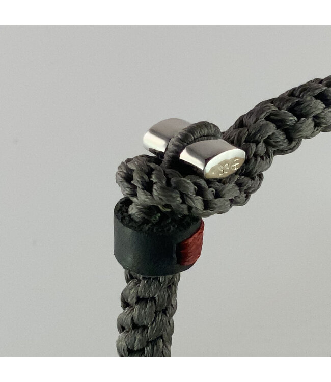 Viper armband titanium grijs