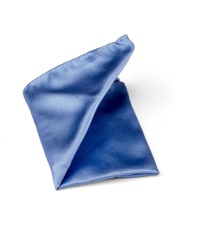 Progetto Premium stropdas met pochet lichtblauw