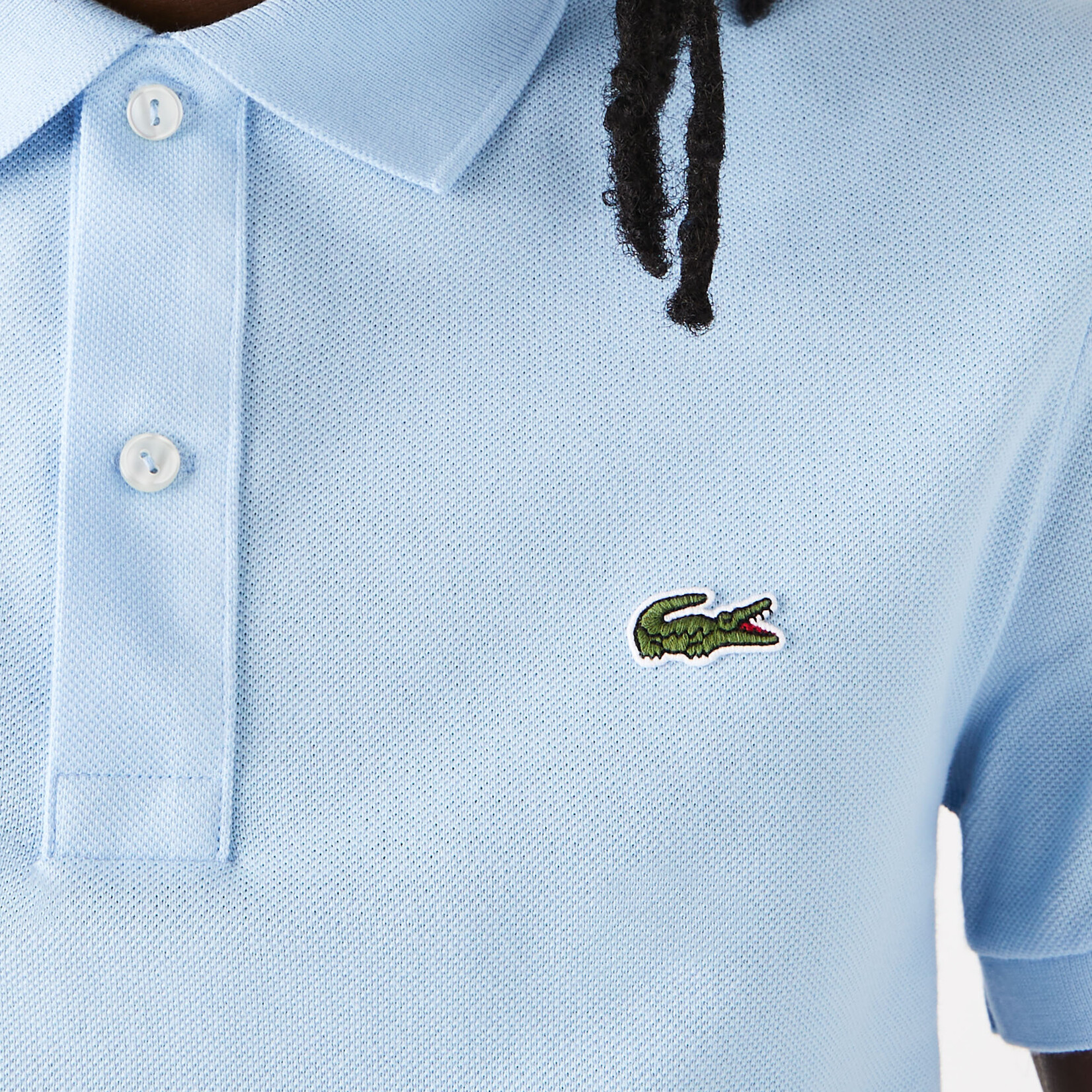 Lacoste korte mouw polo baby blauw