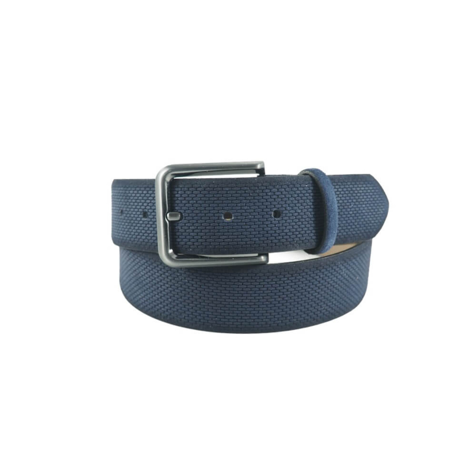 riem suede print marine