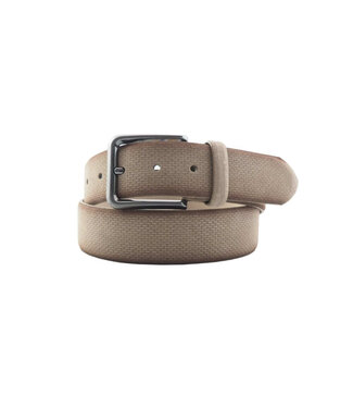 riem suede print beige
