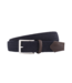 Athison Rayon gevlochten stretch riem marine