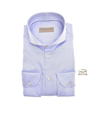 John Miller slim fit non iron overhemd lichtblauw