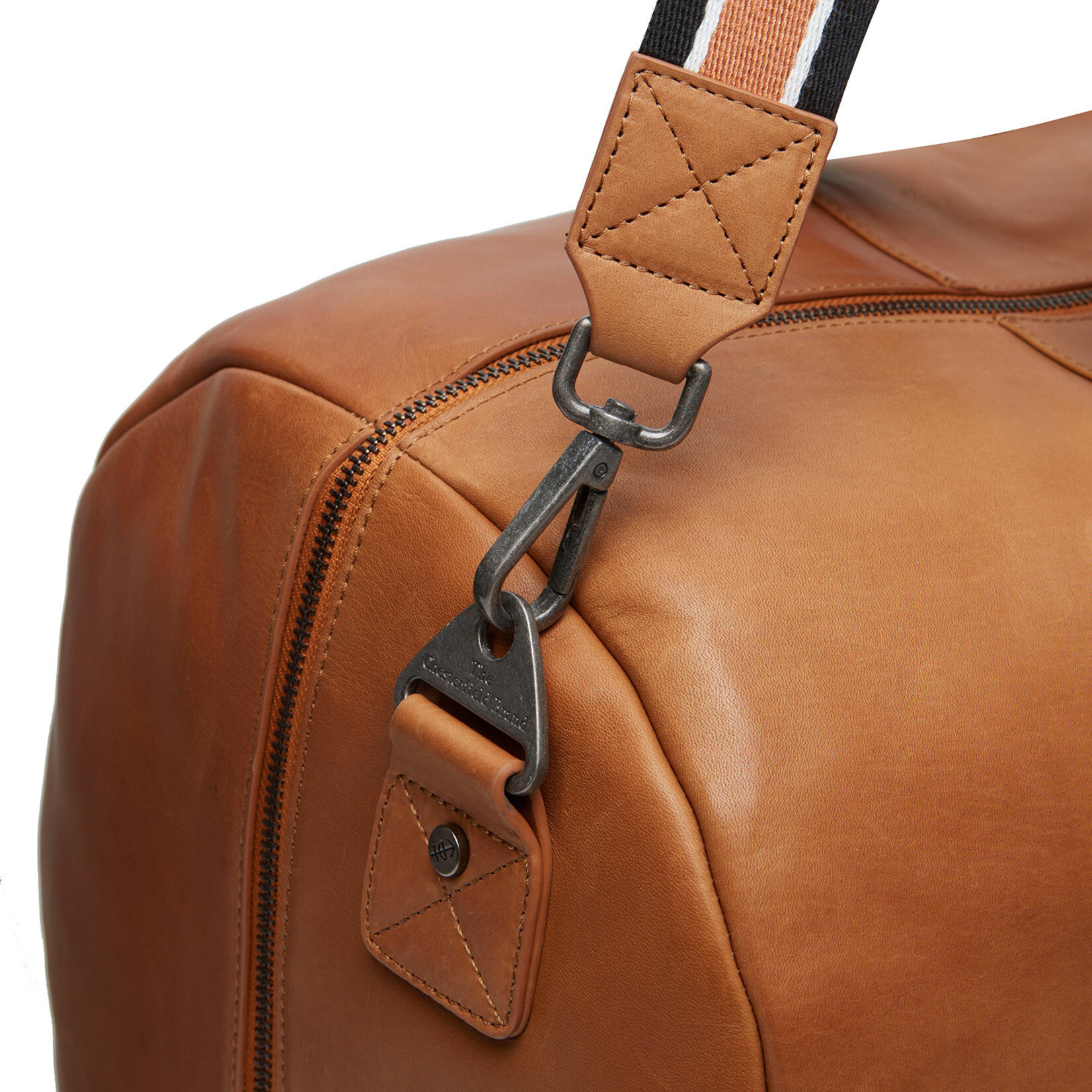 Chesterfield leren weekendtas Hudson cognac