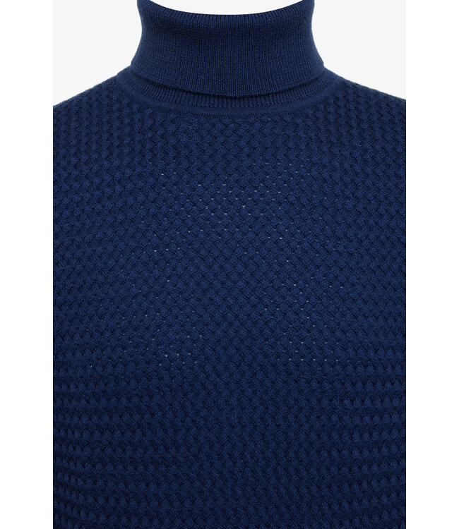 merino coltrui structuur blauw