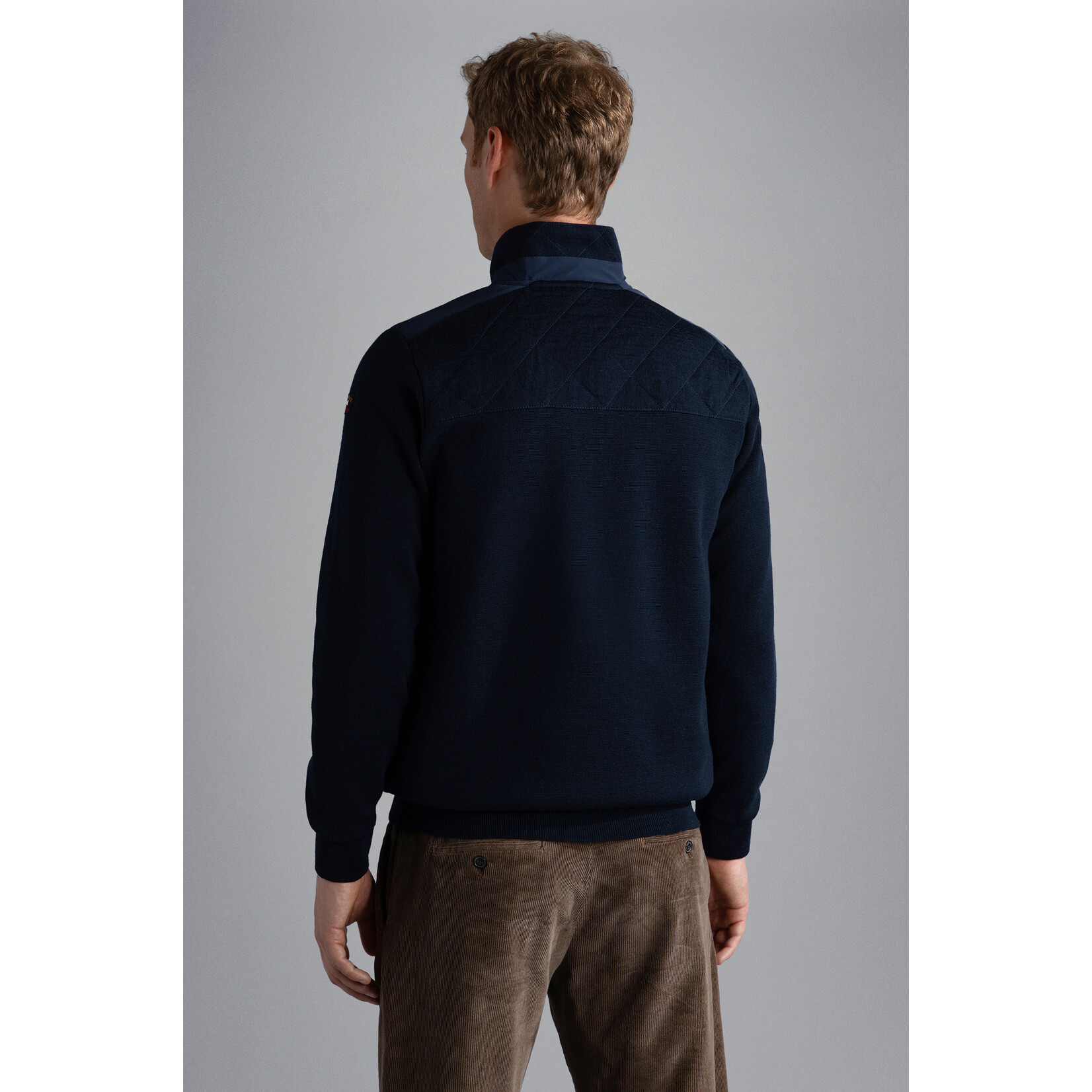 Paul & Shark merino wollen zip trui met Typhoon ® details