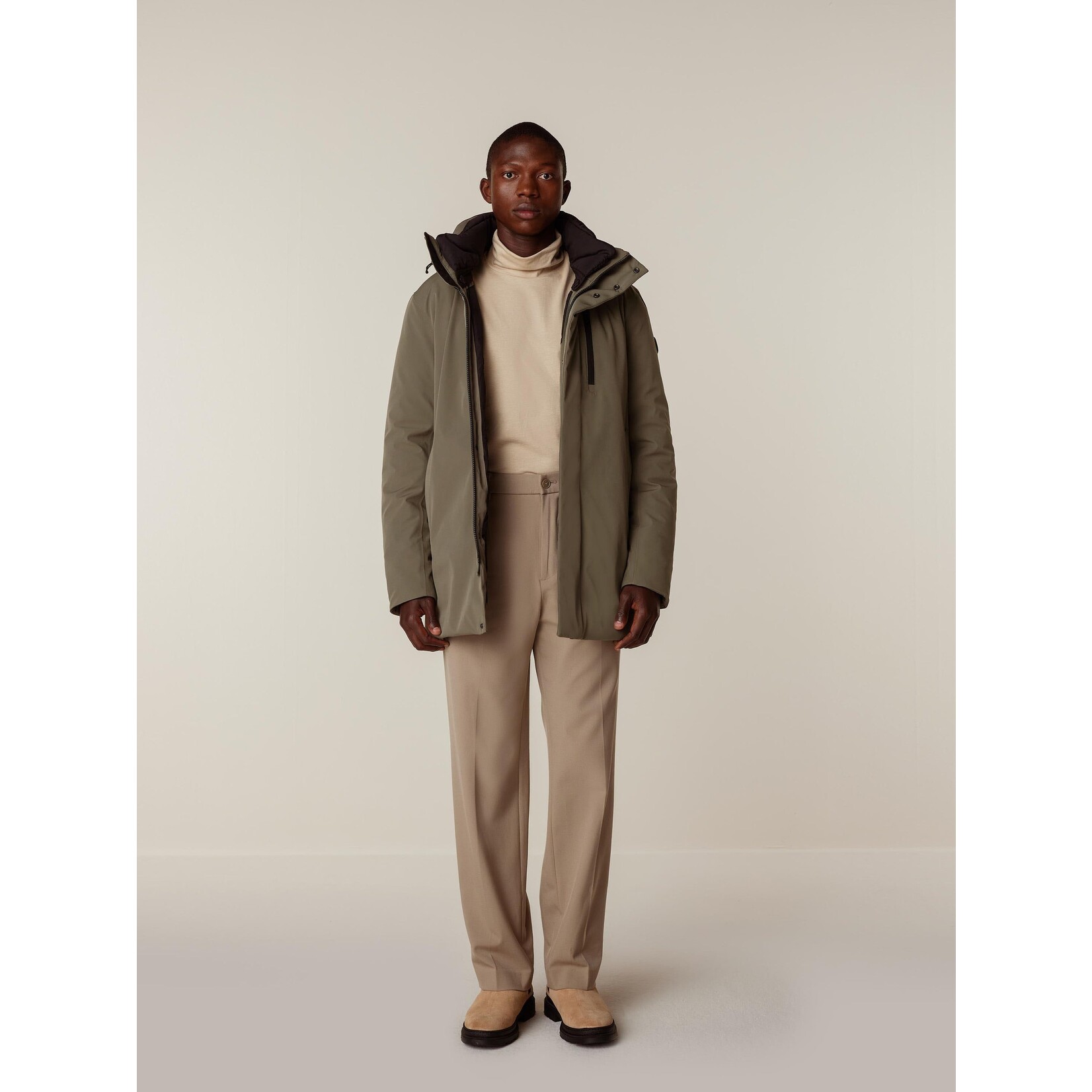 Reset Charleston parka zand