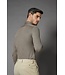 jersey overhemd beige twill