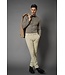 jersey overhemd beige twill