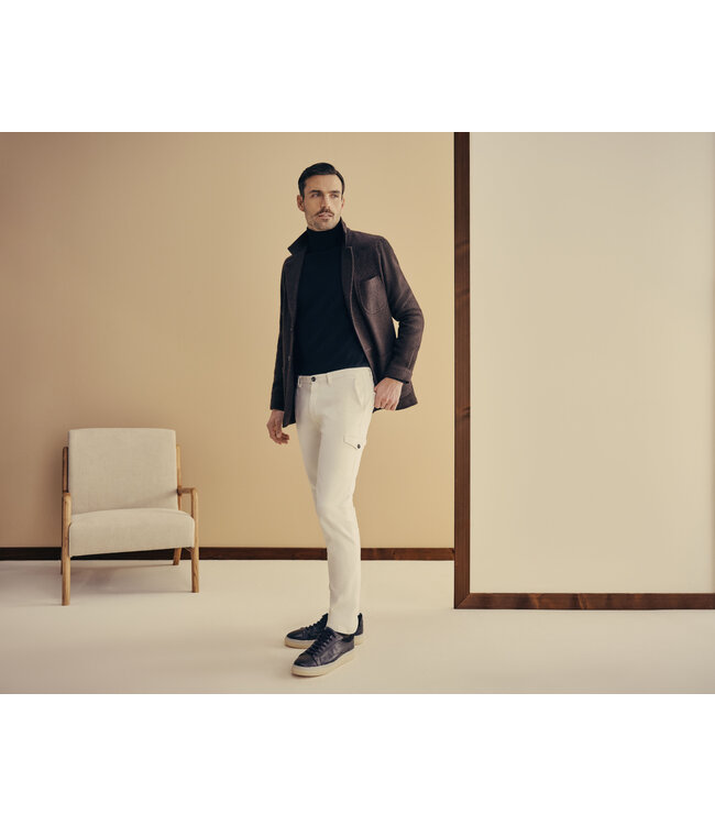 Subway slim fit winter cargo ivoor