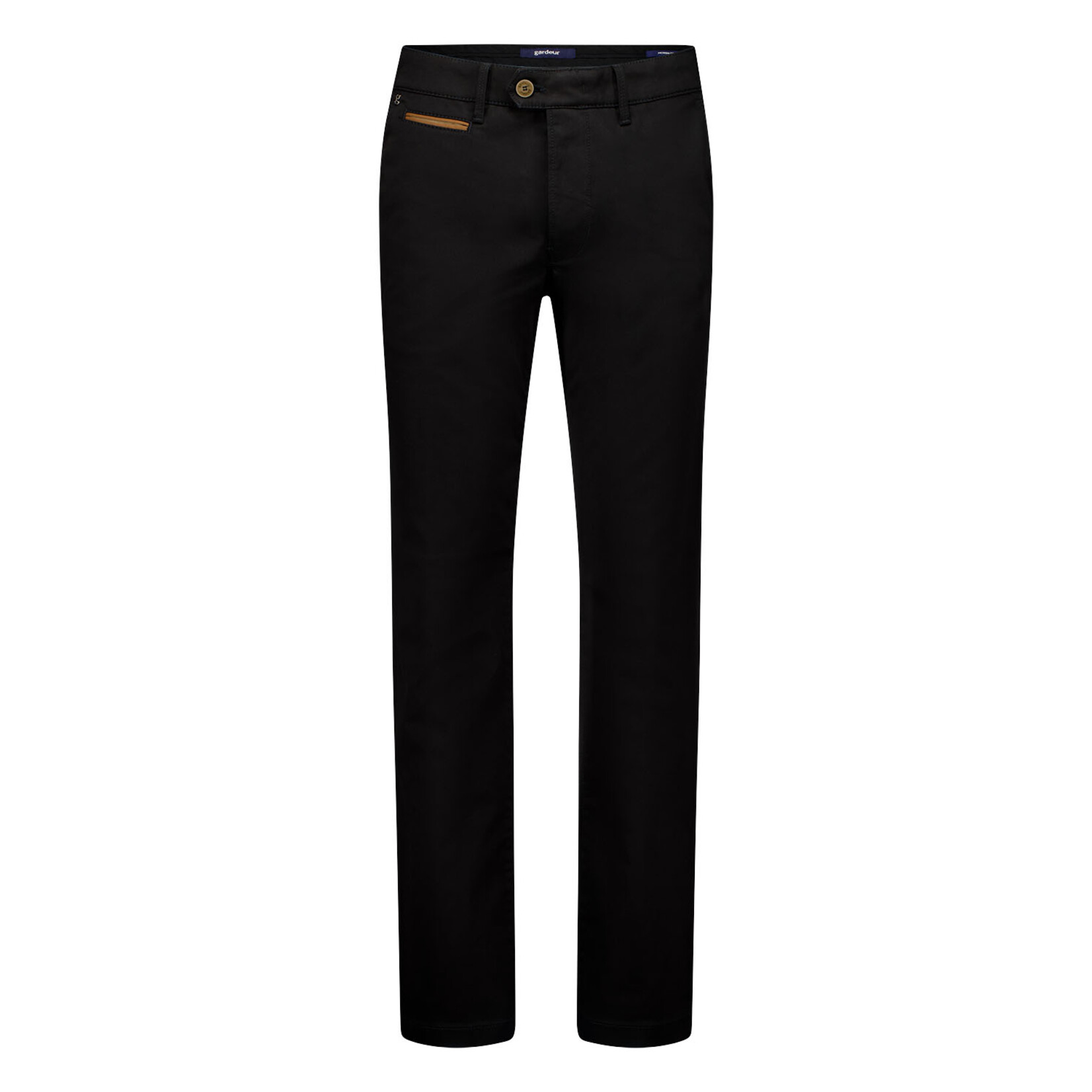 Gardeur Benny-3 modern fit winter chino zwart