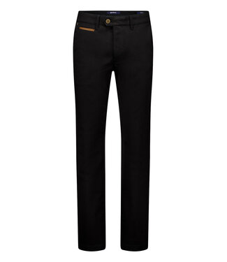 Gardeur Benny-3 modern fit winter chino zwart