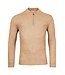 Thomas Maine cashmere trui met korte rits camel