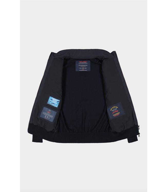 wollen hybride vest Typhoon details marine