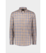 regular fit overhemd blauw ruit