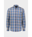 regular fit overhemd blauw ruit