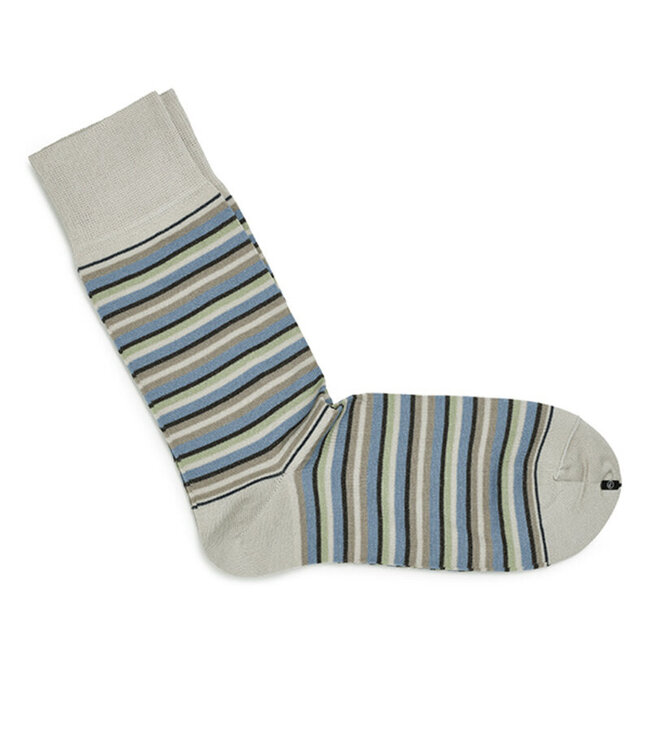katoenen sokken zand gestreept