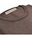 wollen crew neck pullover bruin