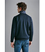 wollen vest met Typhoon details marine