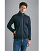 wollen vest met Typhoon details marine