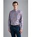 regular fit overhemd blauw ruit