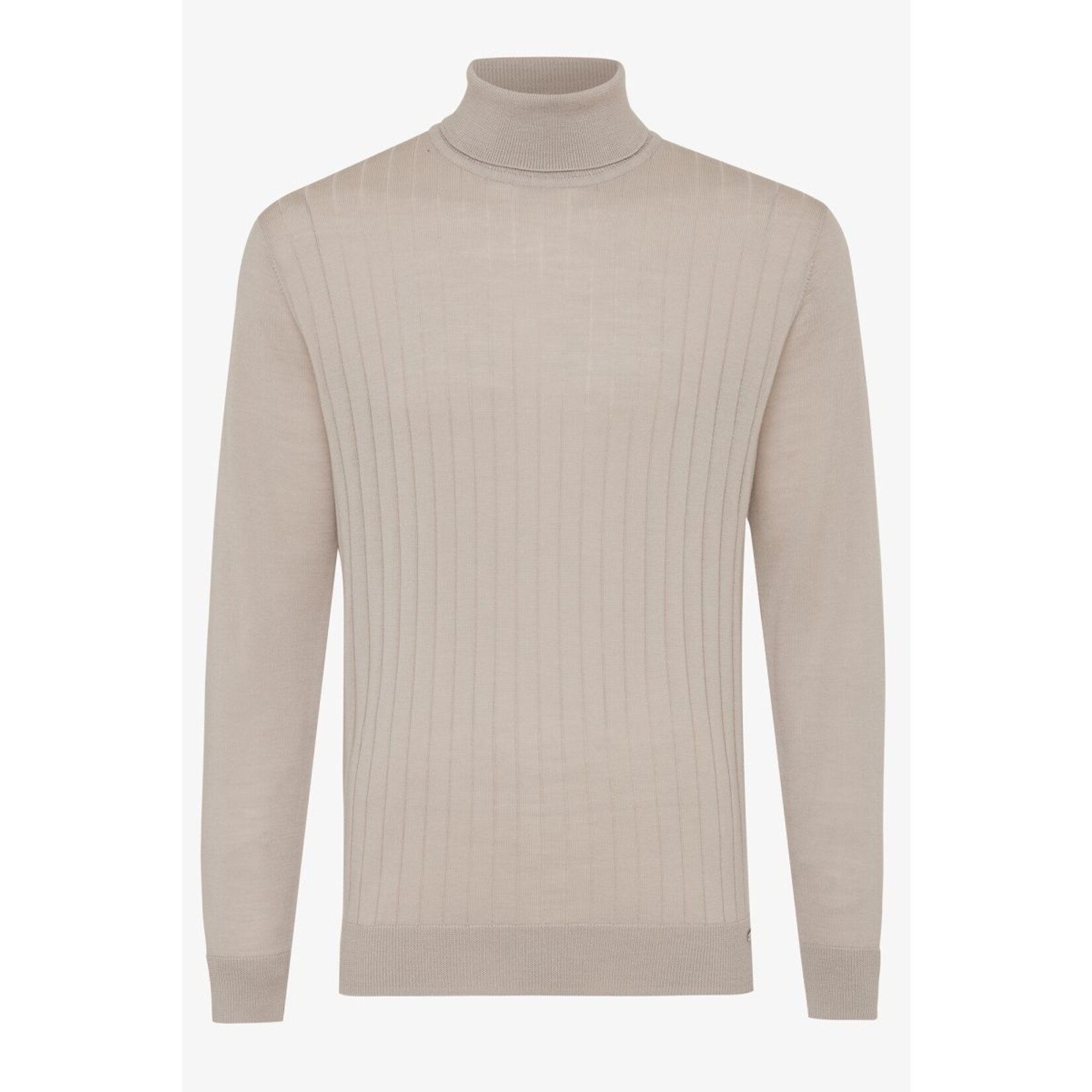 Gentiluomo merino wollen coltrui beige