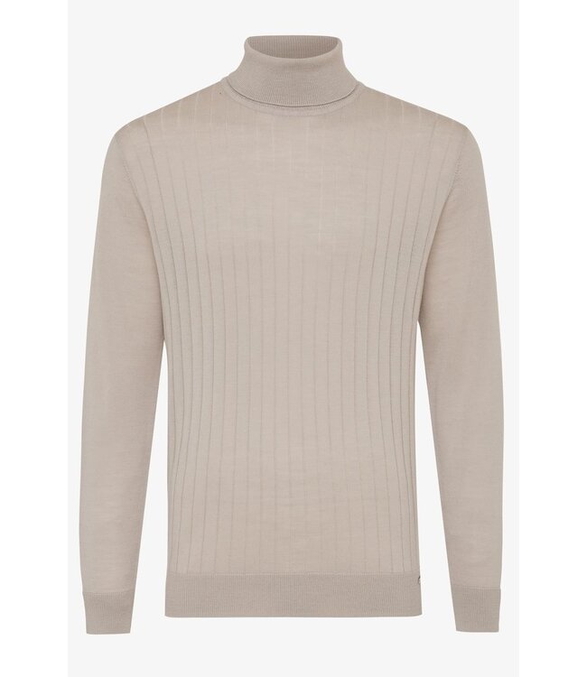 merino wollen coltrui beige