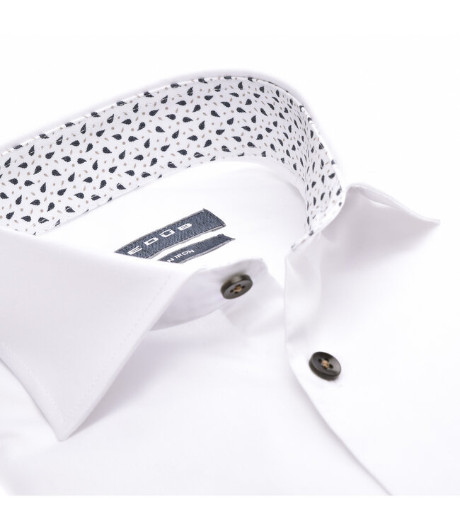 modern fit overhemd wit